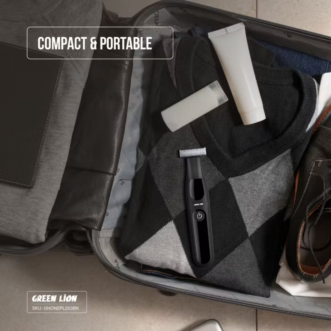 Green Lion 3 in 1 One Blade Plus Trimmer with Nose Eyebrow & Hair