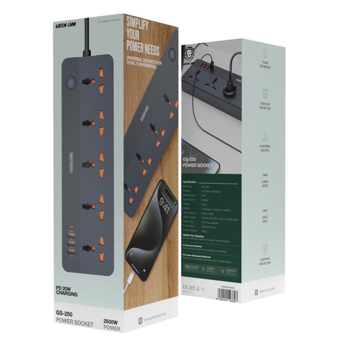 Green Lion GS-250 Power Socket 2500W
