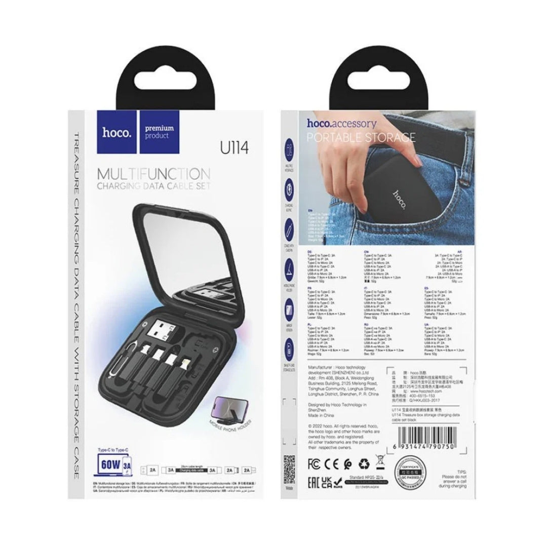 Hoco Multifunction Charging Data Cable Set 60W U114