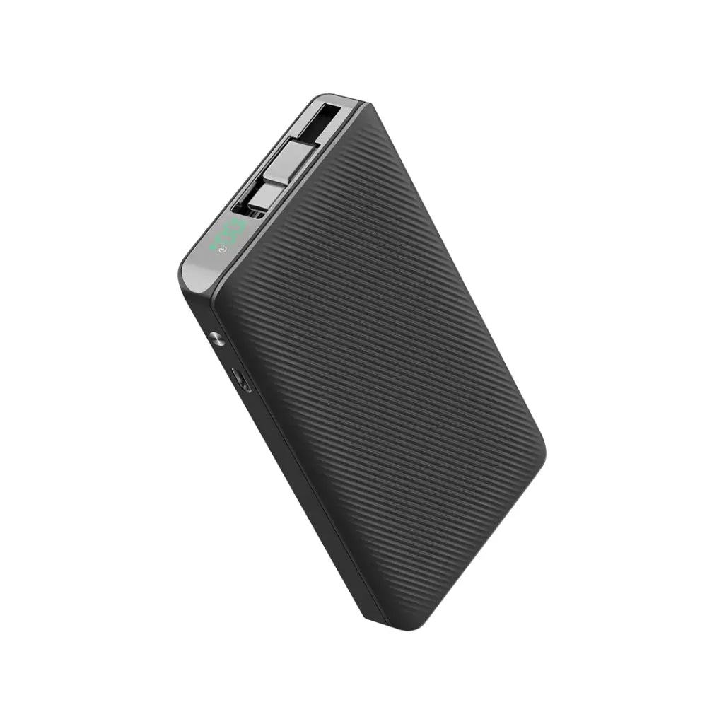 Powerology 10000mAh Retractable Cable Power Bank
