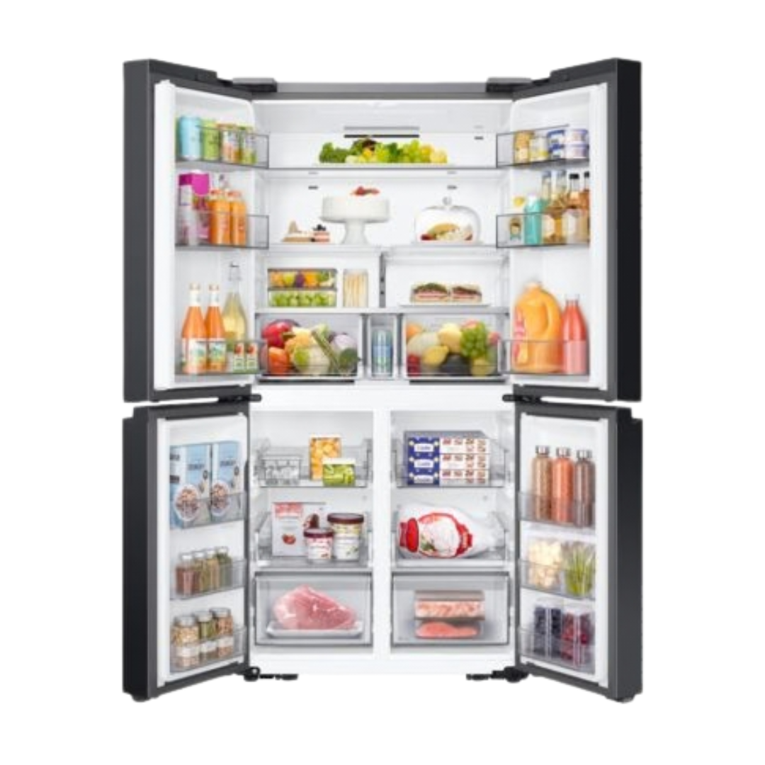 Samsung Bespoke T Style Black Glass French Door Refrigerator 602L Net Capacity