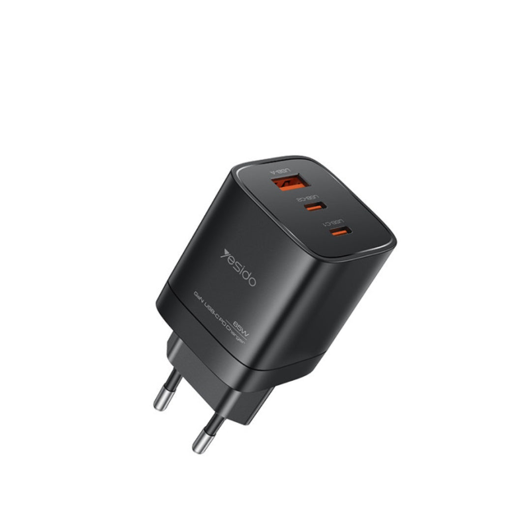 Yesido YC65 EU 65W GaN Fast Charging Charger(USB+Type-C+Type-C Port) Parameter