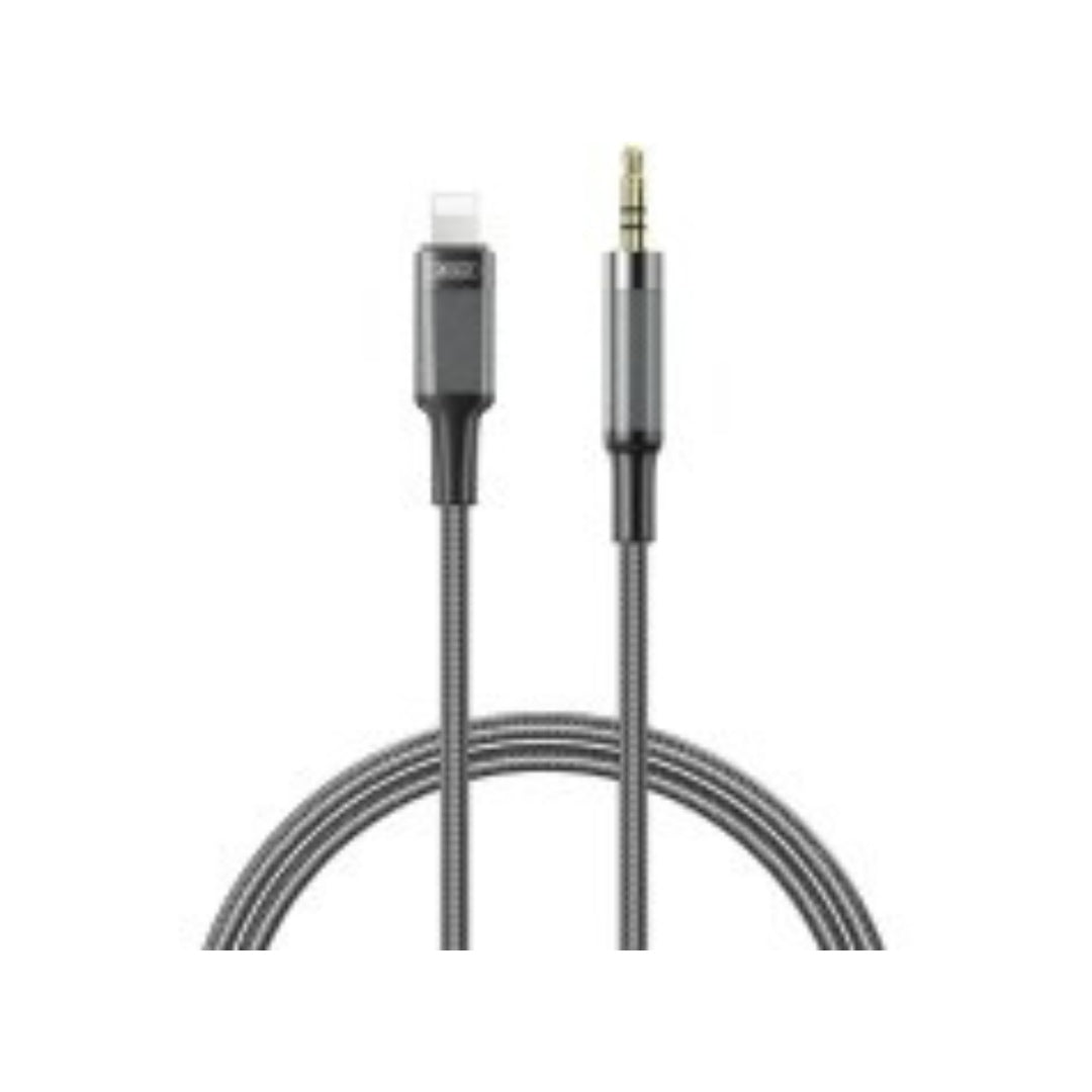 NB-R279A IP to 3.5 Brushed Clear Audio Cable