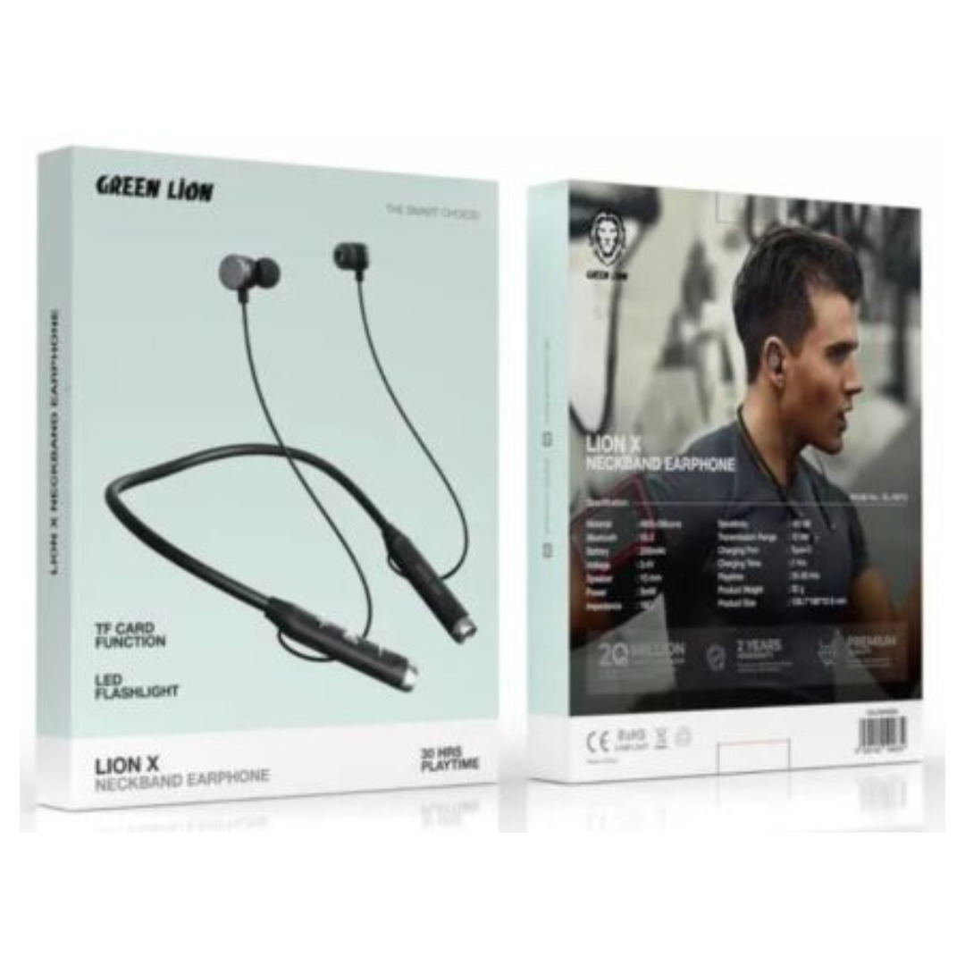 Green Lion Lion X Neckband Earphone