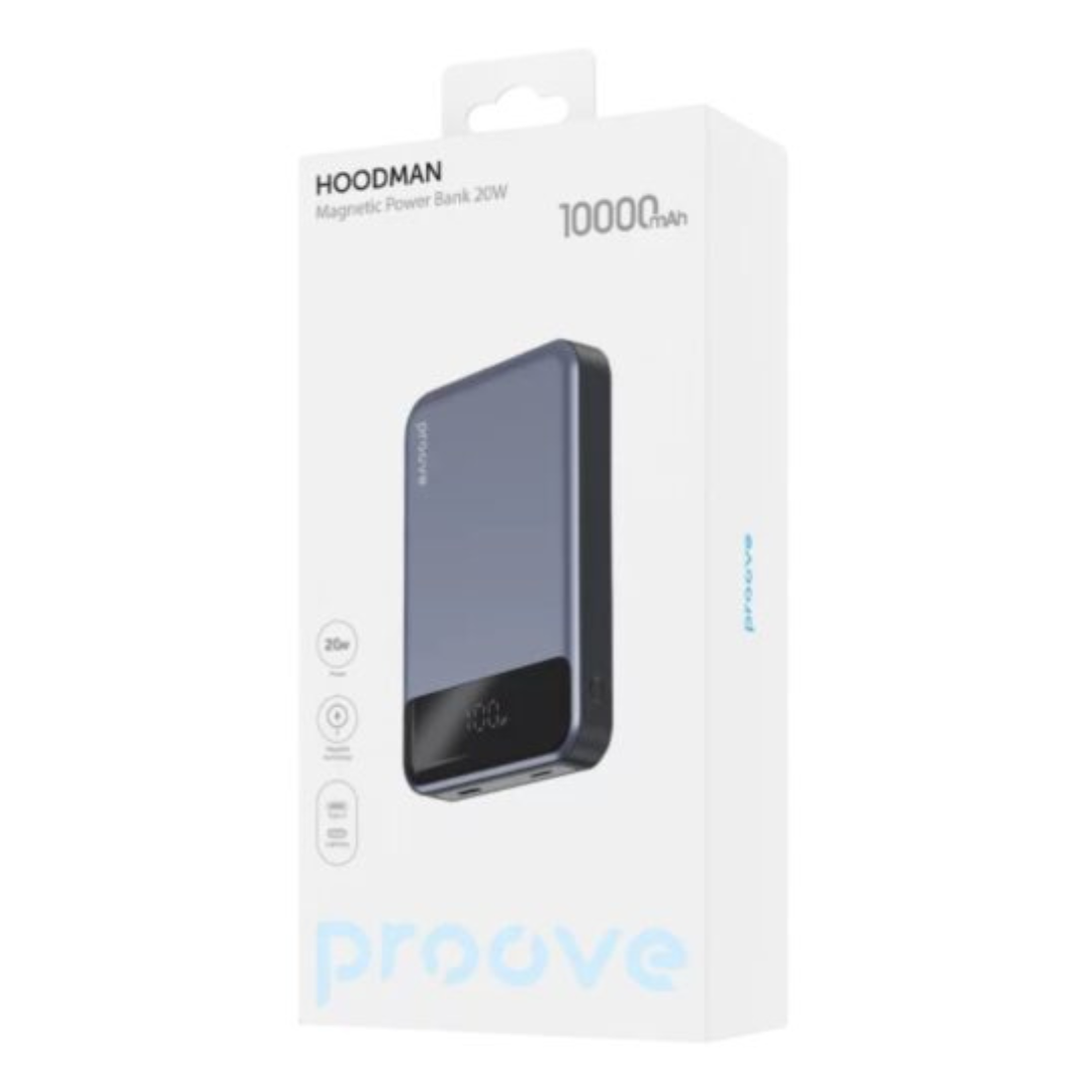 Proove Hoodman Magnetic 20W 10000mAh Powerbank