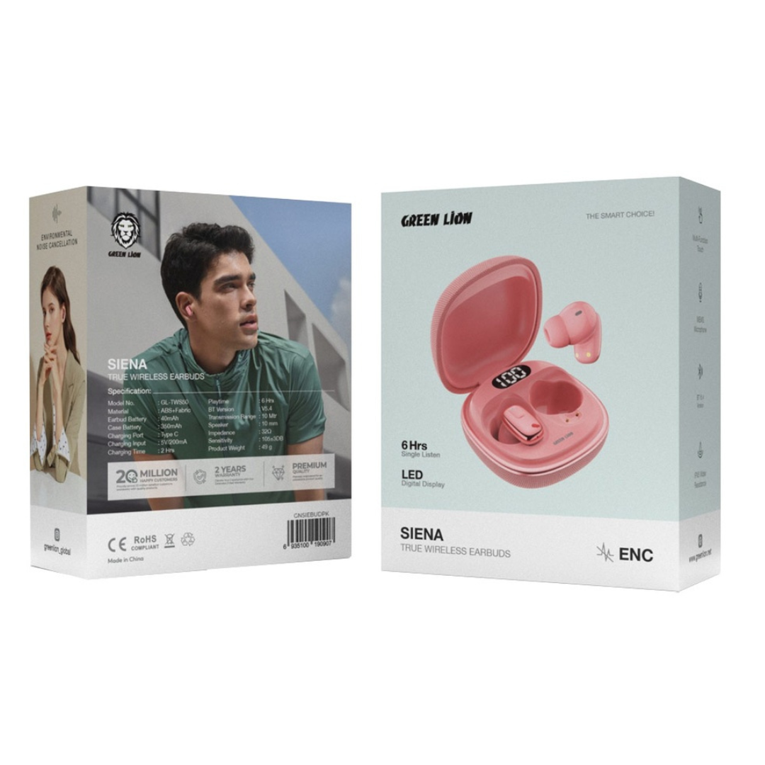 Green Lion Siena True Wireless Earbuds