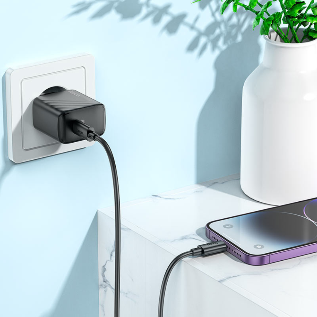 HOCO Wall charger CS22A Value PD30W EU cable set
