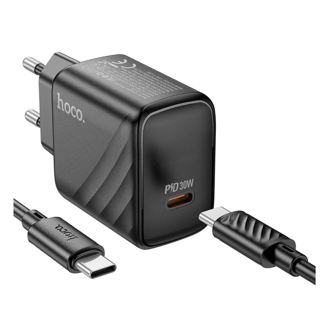 HOCO Wall charger CS22A Value PD30W EU cable set