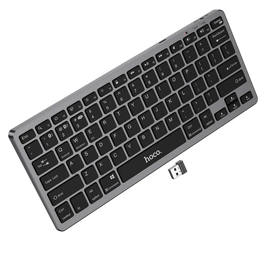 Hoco GM32 Wisdom Ultra Slim Wireless Dual-Mode BT Keyboard