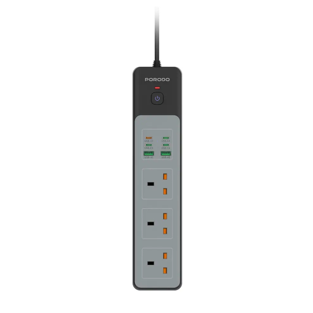Porodo 3AC | 45W | 300W Power Strip