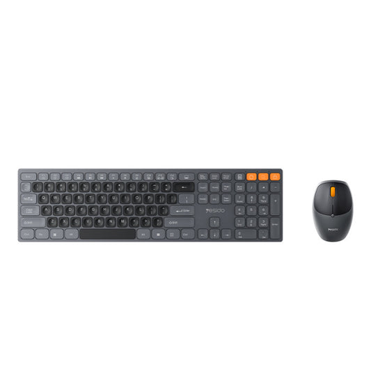Yesido KB19 Two Colors 110 Buttons Built-in Drives 2.4G Wireless Keyboard & Mouse Set