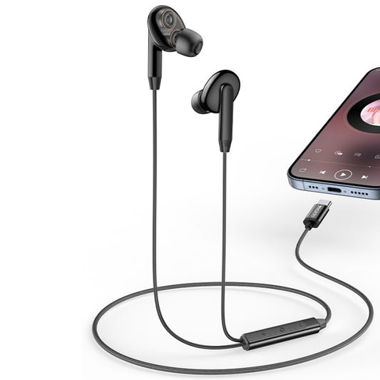 YESIDO YH44 Type-C Aluminum Alloy In-ear Wired Earphone