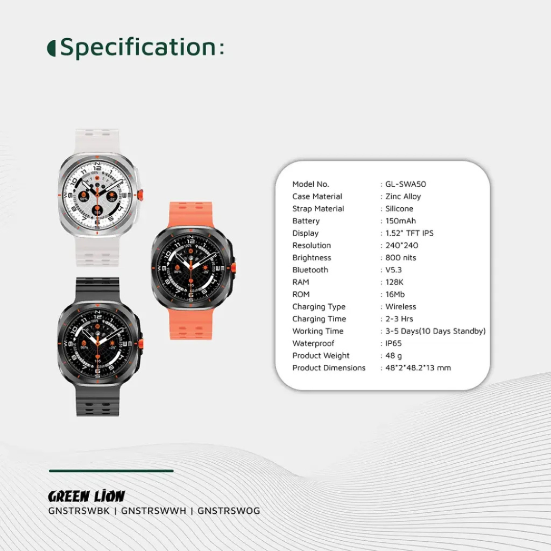 Green Lion Strive Smartwatch
