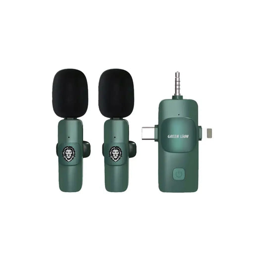 Green Lion 3 IN 1 Microphone Type-C / Lightning / Aux
