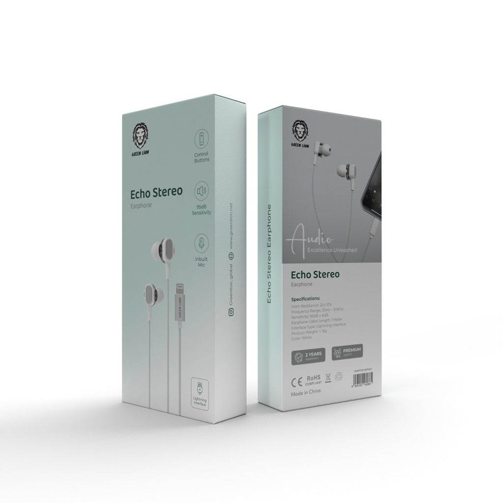 Green Lion Echo Stereo Earphones