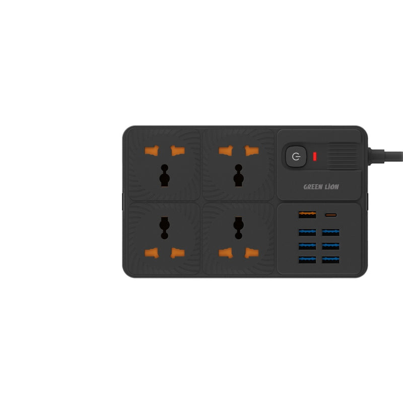 Green Lion UK Power Socket 7 USB-A Port & 1 PD Port