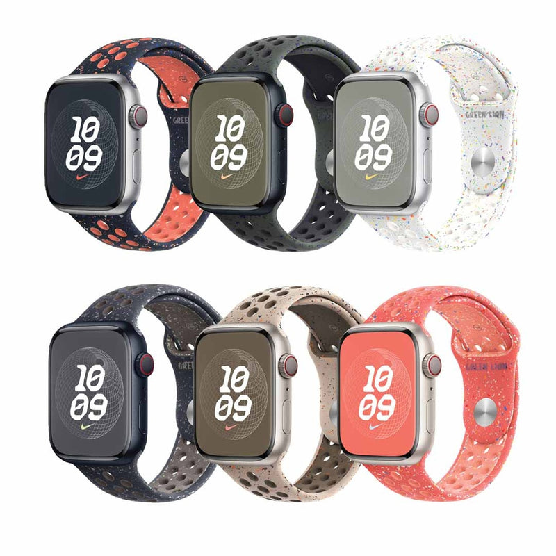 Green Lion Sport Loop Silicone Strap