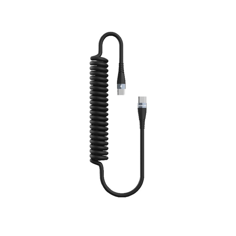 Green Lion USB-C To USB-C Spring Cable