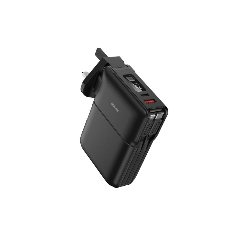 Green Lion Travel Power Bank 10000mAh / Adapter / Holder