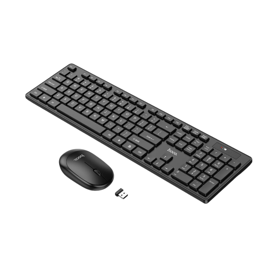 Hoco Keyboard + Mouse Set GM17 Wireless EN / RU