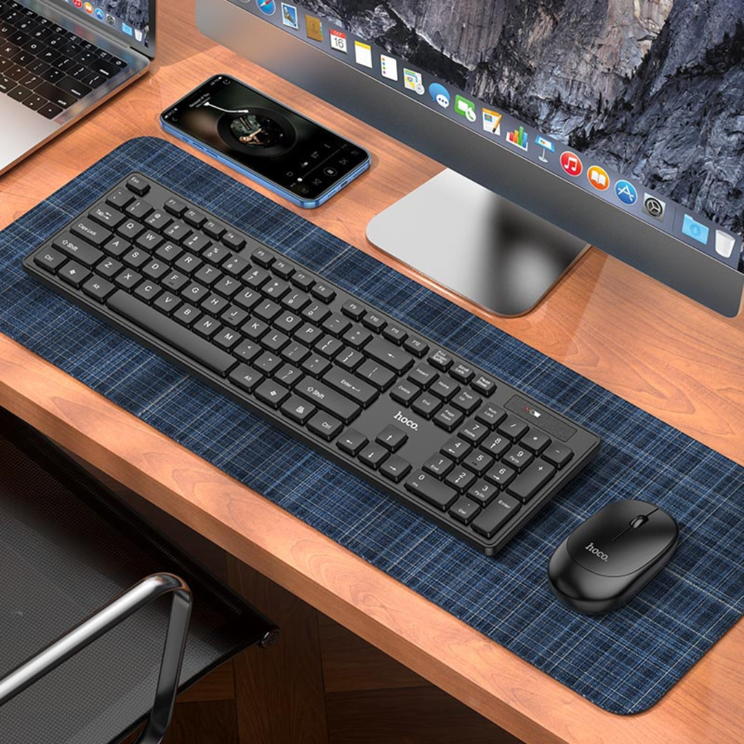 Hoco Keyboard + Mouse Set GM17 Wireless EN / RU