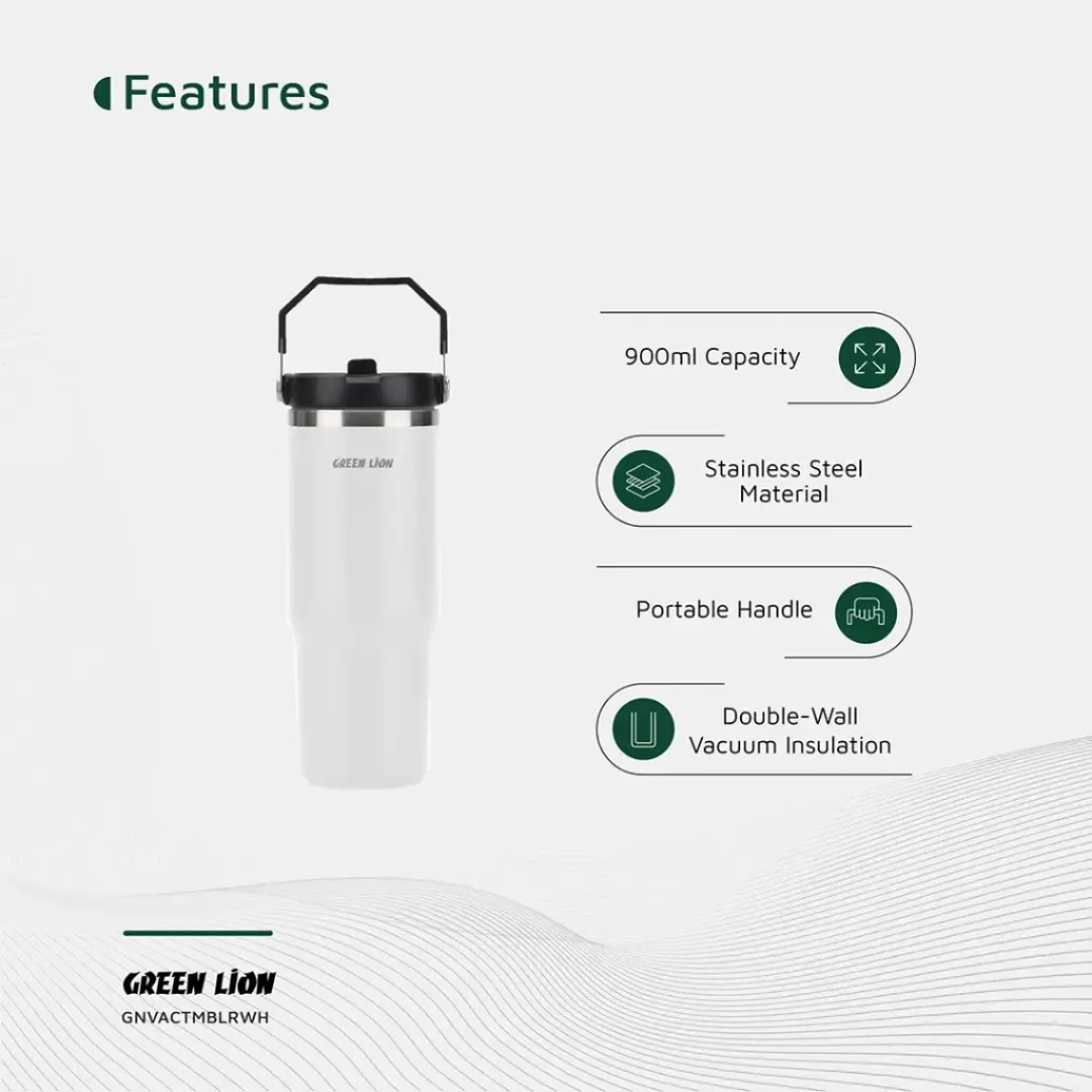 Green Lion Vacuum Tumbler 900ml Bottle