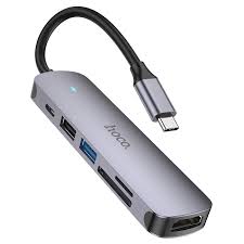 HOCO HB28 Type-C hub HDTV + PD + USB3.0 + USB2.0 + SD + TF