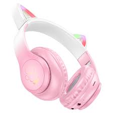 Hoco W42 Cat Ear Wireless and Wired Headphones