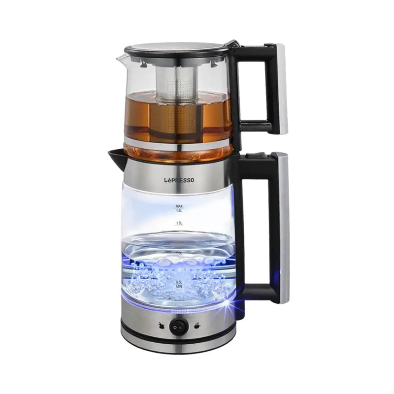 Lepresso Turkish Tea Glass Kettle