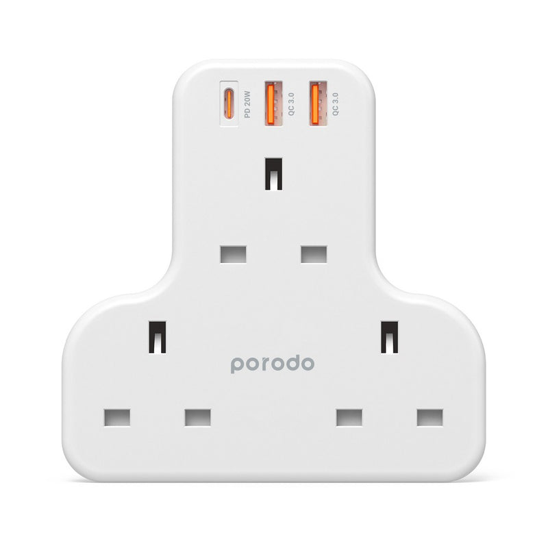 Porodo Multi-Port Wall Socket