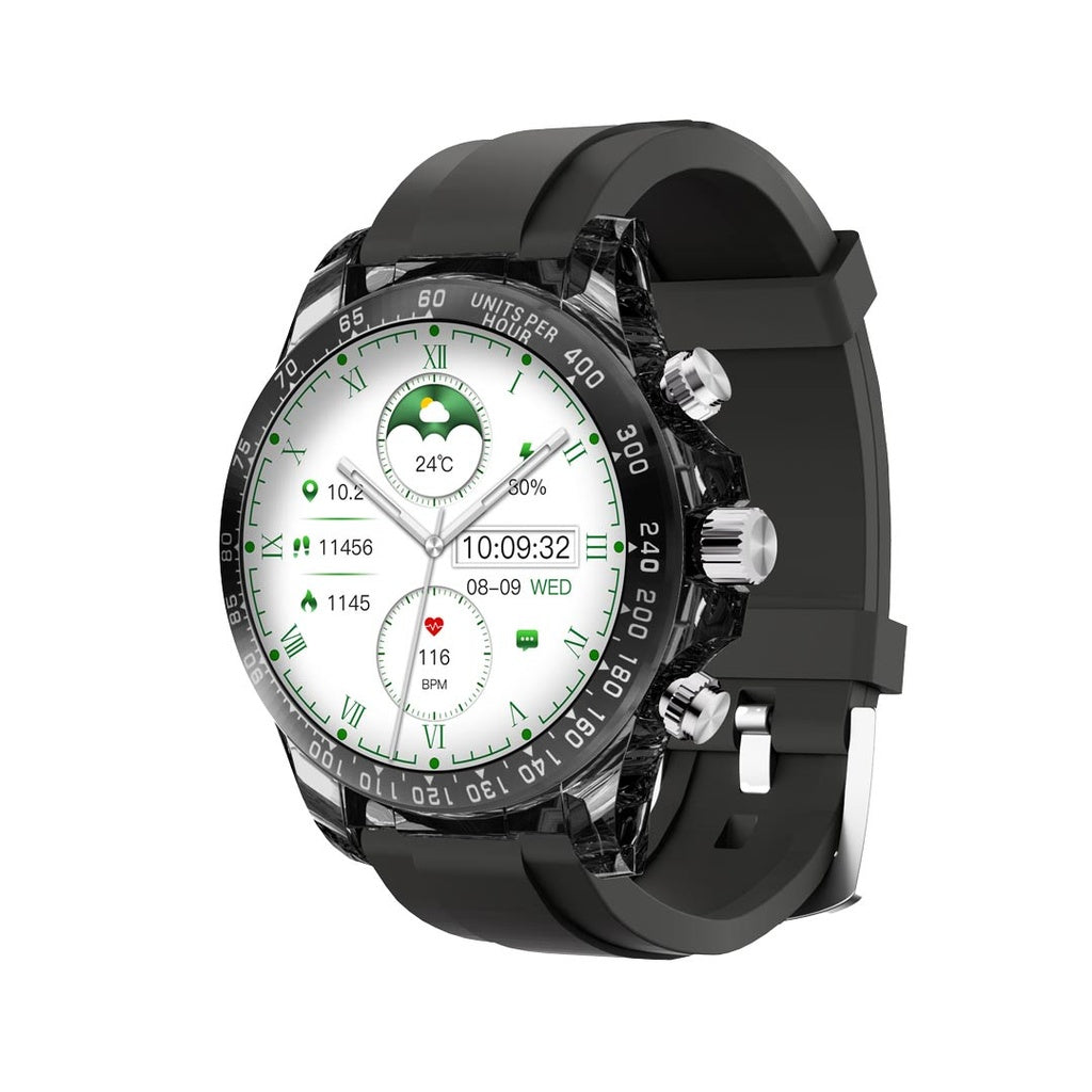 Porodo RAYTONA Smart Watch With Silicone And Metal Strap