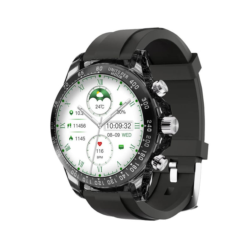 Porodo RAYTONA Smart Watch With Silicone And Metal Strap