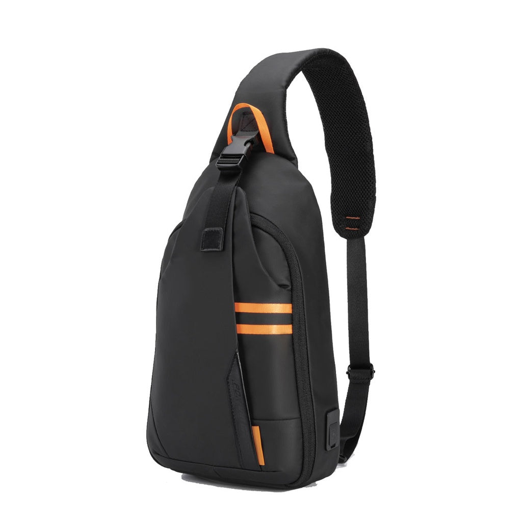 Porodo Gaming Water-Resistant PU Sling Bag With USB-C Port