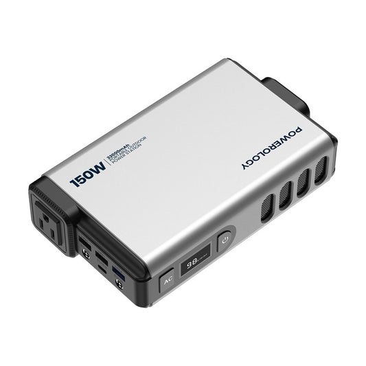 Powerology Mini Power Station with AC Output 150W 32000mAh PD 100W
