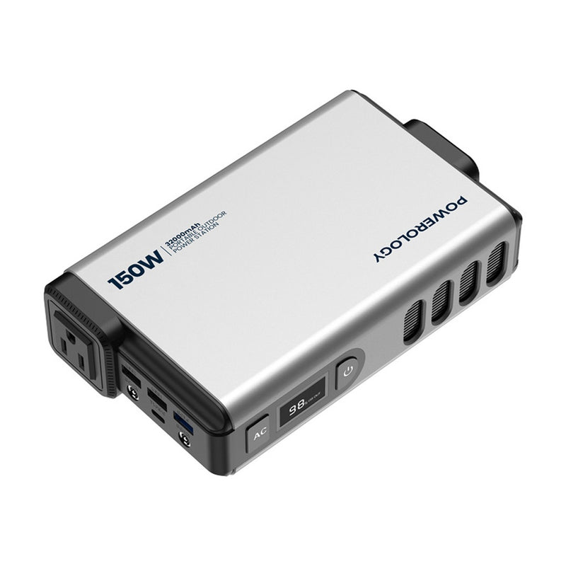Powerology Mini Power Station with AC Output 150W 32000mAh PD 100W