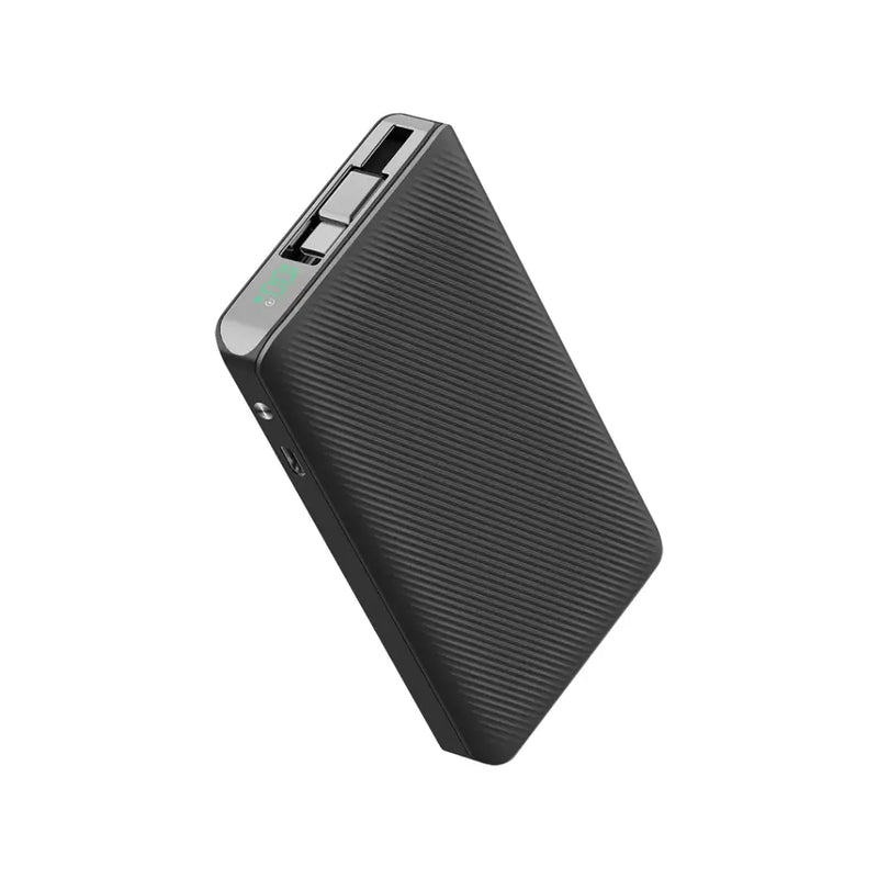 Powerology 10000mAh Retractable Cable Power Bank