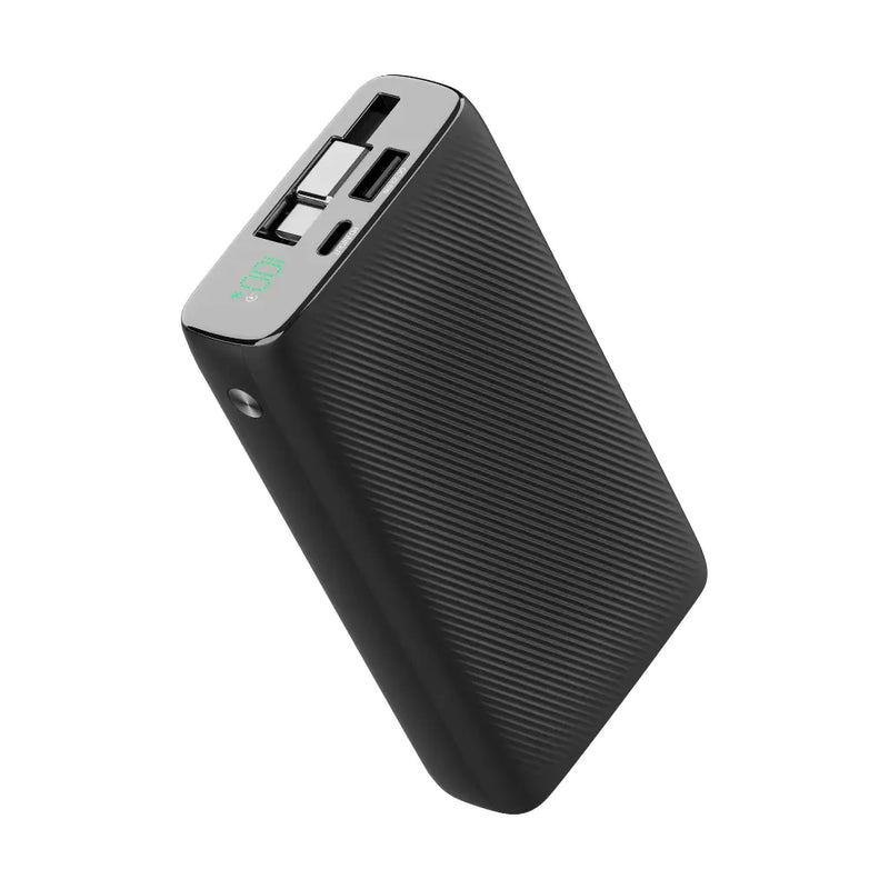 Powerology 20000mAh Retractable Cable Power Bank