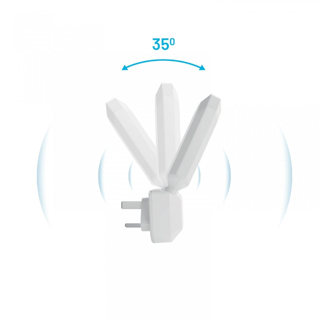 Porodo 2.4GHz Wifi Signal Extender 300MBPS