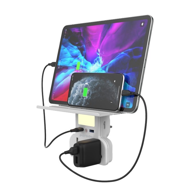Porodo Multi-Function Power Socket and Night Light