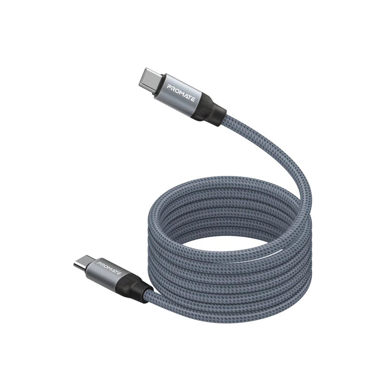 Promate 60W Power Delivery Self-Organizing Magnetic USB-C Cable