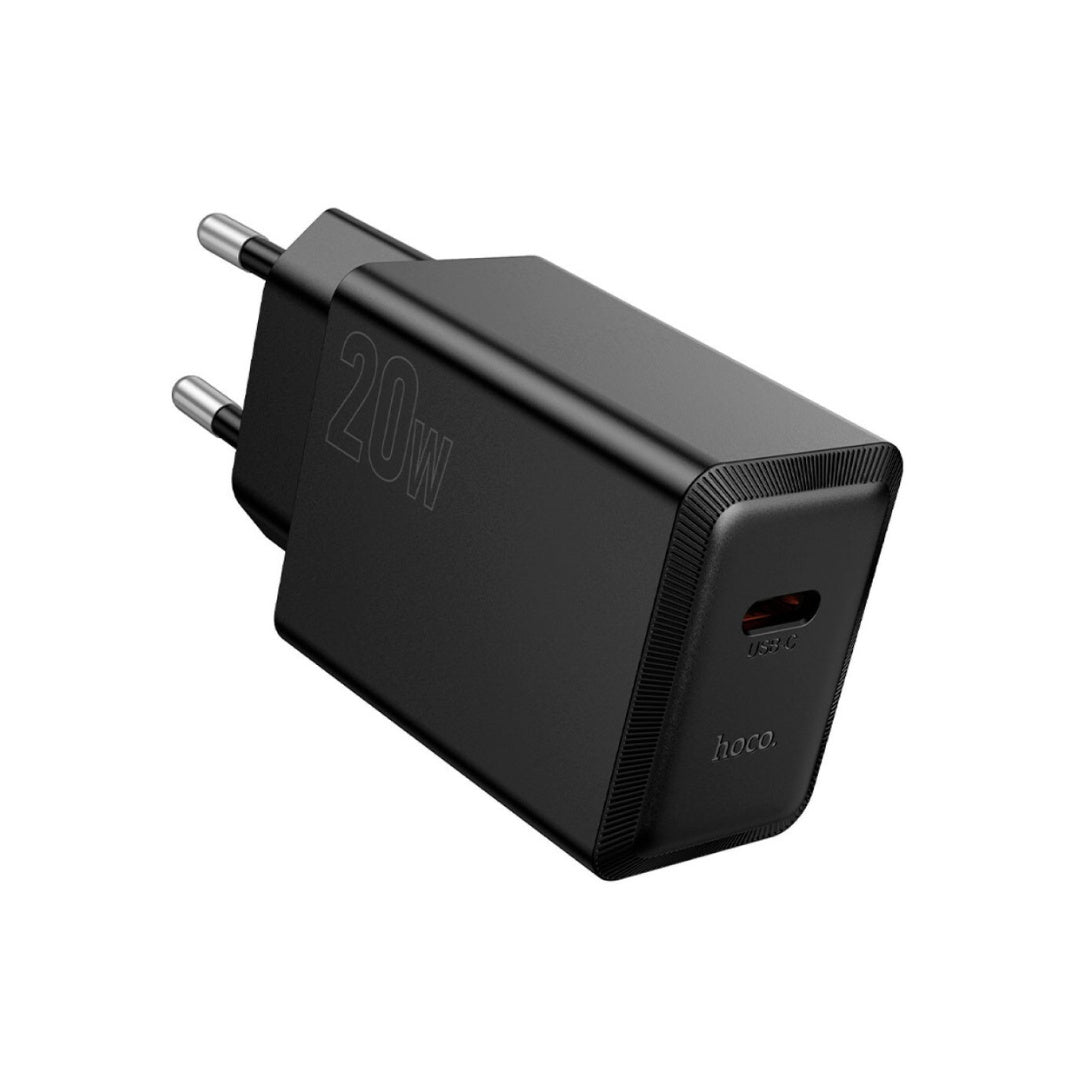 Hoco N68 PD20W Type-C Single Port Charger with 1m 60W