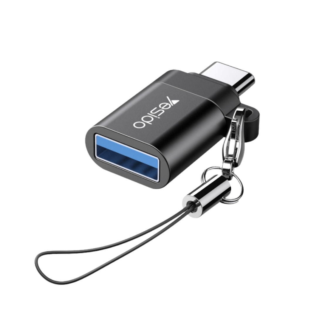 Yesido GS06 Mini Function Mobile Phone Power Data Transmit Convert Card Reader Type-C To USB OTG Adapter
