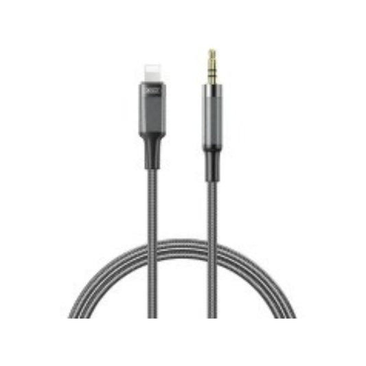 NB-R279A IP to 3.5 Brushed Clear Audio Cable