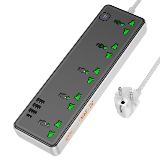 HOCO AC13A Power strip  5 sockets EU