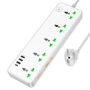 HOCO AC13A Power strip  5 sockets EU