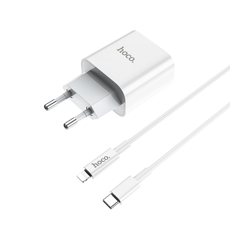 HOCO C76A Wall charger with cable Type-C to Lightning
