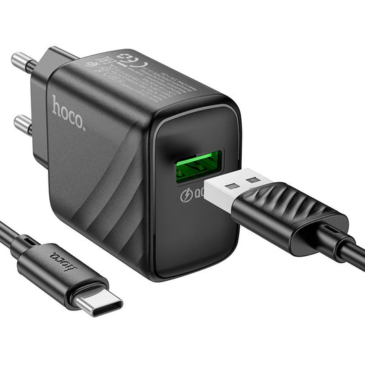 HOCO CS21A QC3.0 EU cable set