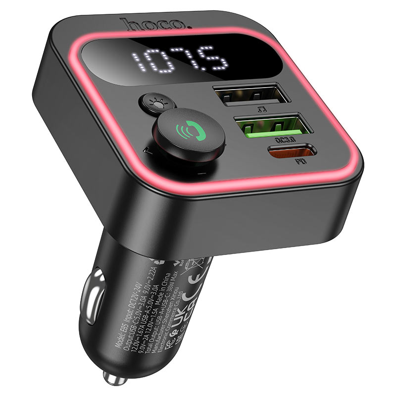 HOCO E85 Tiger PD20W QC3.0 with wireless FM transmitter