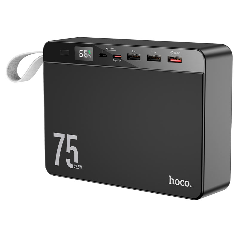 Hoco J94 Overlord Fast Power Bank - 75000mAH