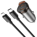 HOCO NZ16B Car charger 45W cable set